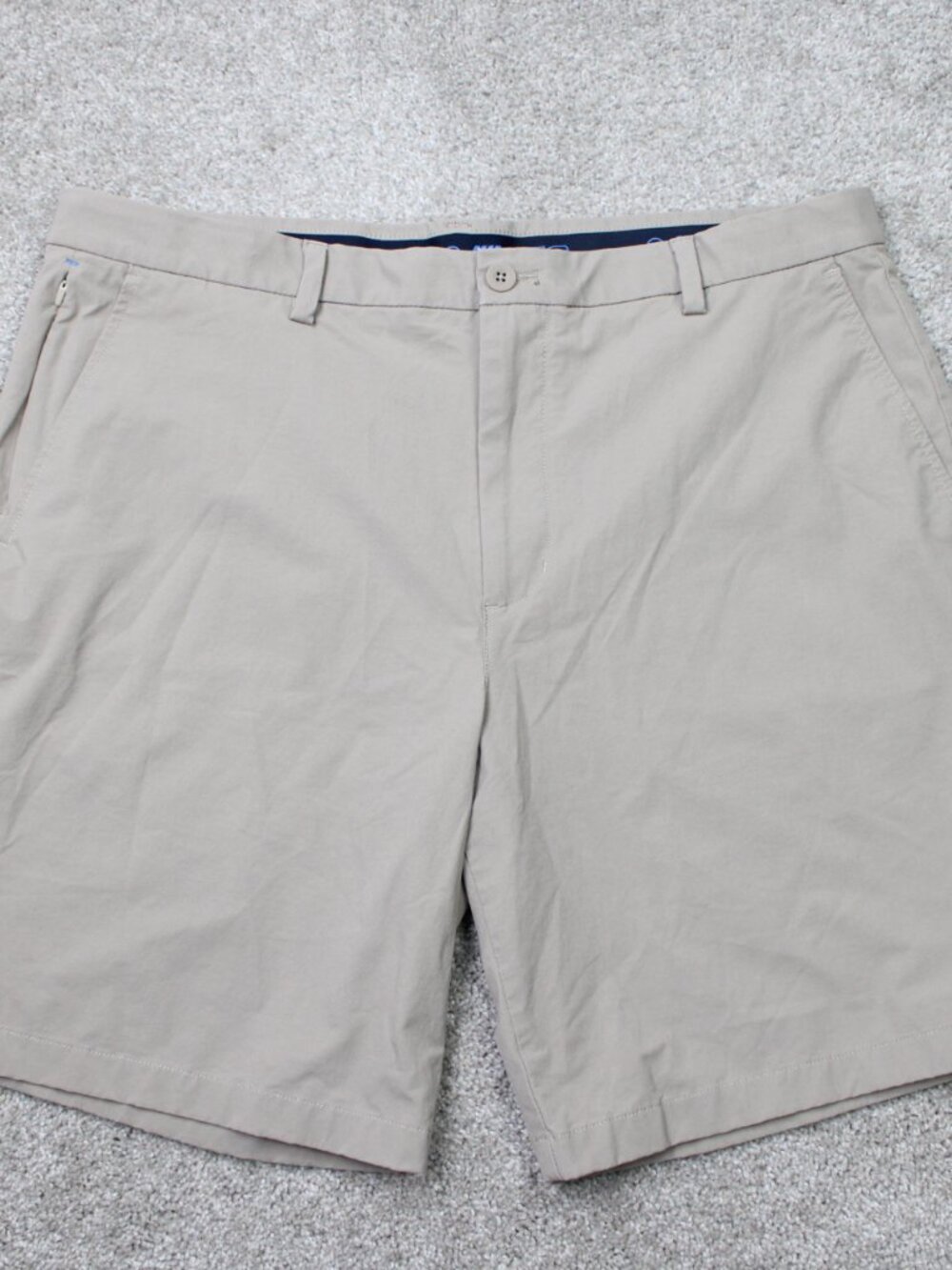 Vineyard Vines OTG Shorts Mens 38 Beige 9" On the Go Performance Stretch